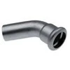 KAN-therm Presuota nipelio alkūnė 45° 42mm neoksinis plienas - 6190162