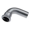 KAN-therm Presuota nipelio alkūnė 90° 88.9mm neoksinis plienas - 6230048