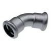 KAN-therm Presuota alkūnė 45° 76,1mm neoksinis plienas - 6230061