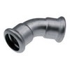 KAN-therm Presuota alkūnė 45° 88.9mm neoksinis plienas - 6230070