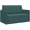 Sofa lova 110cm Tamsiai žalia Aksomas