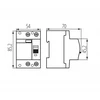 Kanlux 2P 25A 0,03A B tipo diferencialinis automatinis jungiklis KRD10-2/25/30-B VDE 38530
