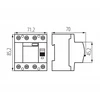 Kanlux 4P 63A 0,03A diferencialinis automatinis jungiklis, B tipo KRD10-4/63/30-B VDE 38541