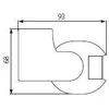 Kanlux Judesio jutiklis Aler JQ-30-B juodas (00461)