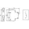 Kanlux 23160 Grandinės pertraukiklis 1P C 32A 6kA AC KMB6-C32/1 VDE 23160