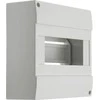 Kanlux 3852 Moduliniai skirstomieji įrenginiai, plastikiniai, 1x8, montuojami ant paviršiaus, IP30 IK06 N+PE II klasė, be durų DB108W 1X8P/SM balta 3852