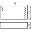 Kanlux LED JUOSTELĖS VALDYMAS 12/24V RGBW CCT