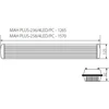 Kanlux Korpusas yra sandariai su vienpusiu maitinimo šaltiniu G13 220- 240V AC LED LRLT PLUS-258 / 4LED / PC (22801)