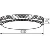 Kanlux lubinis šviestuvas Kanlux Lumko 37320 lubinis šviestuvas 1x17.5W LED 4000K balta