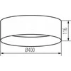 Lubinis šviestuvas Lampa sufitowa Kanlux Rifa 36509 plafon lampa sufitowa 1x17,5W LED 3000K WW N2 wiklina/balta