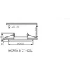 Kanlux MORTA B CT-DSL50-SR 50W Gx5.3 IP20 (22112)