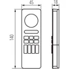 Kanlux Nuotolinis 4 RGBW/CCT-B LED juostų valdiklis RF 2.4GHz max 30m IP20 juodas 22135
