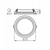 Kanlux Prožektorius downlight LED TIBERI CCT 23-29W-W max 3260lm šilta/neutrali 3000-4000K IP44/20 Ø23 Ra90 5 metų garantija balta 26383