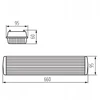 Kanlux OPR.HERMET.DICHT 4LED PI 218/PS techniniai matmenys
