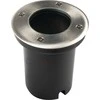 Lauko šviestuvas į grindinį KANLUX MORO N IG-2 IP67 IK08 GU10 max 20W chromo sp ø11x12,5cm