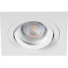 Įleidžiamas šviestuvas KANLUX SEIDY CT-DTL50-W/M, 12 V, 50 W, GU5.3, kvadrato f., baltos sp.