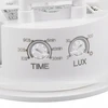 Kanlux PIR judesio jutiklis MERGE-WT-O-B/B 1200VA Ø7.6 max 8m 360 laipsnių IP65/20 II klasės lubinis, juodas, F5ADC