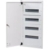Kanlux 35682 Metalinis modulinis skirstomasis įrenginys 4x12, įleidžiamas IP30 N+PE I klasė, baltos durys KP-DB-I-MF-412 balta 35682