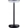 Kanlux stalinė lempa Kanlux Fluxy 37311 stalinė lempa 1x1.7W LED 3000K juoda/skaidri