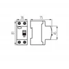 Kanlux vienfazis diferencinis automatinis jungiklis 38724 KRD10-2/25/30-AC 25A 30mA tipas AC 230V 50Hz baltas