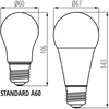 Kanlux LED IQ-LED A67 N 19W-WW