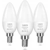 LEPRO 600059-WW-EU-3 LED lemputė, E14, C37, 4.2W (40W), 470 lm, 2700K (šilta balta), 250°, 3 vnt. rinkinyje