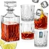 Stiklinis grafinas su keturiomis stiklinėmis Vilde 900 ml + 4x300 ml