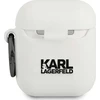 Karl Lagerfeld silikoninis Choupette dėklas skirtas AirPods 1/2 Cover - Baltas