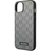 Karl Lagerfeld KLHCP14MSAKLHPG Apple iPhone 14 Plus / 15 Plus 6,7″ kietas dėklas pilkos spalvos Saffiano Mono Metal