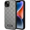 Karl Lagerfeld KLHCP14MSAKLHPG Apple iPhone 14 Plus / 15 Plus 6,7″ kietas dėklas pilkos spalvos Saffiano Mono Metal
