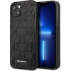 Apple iPhone 13 Mini Karl Lagerfeld dėklas Monogram Plaque juodos spalvos