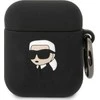 Karl Lagerfeld dėklas skirtas APPLE Airpods 1 / 2 KLA2RUNIKK (3D Sil NFT Karl) juodos spalvos