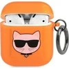 Karl Lagerfeld AIRPODS PRO KLA3UCHFO SILICONE COVER Oranžinis