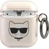 Apple AirPods ausinių dėklas Karl Lagerfeld Glitter Choupette (KLA2UCHGD) aukso spalvos