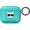 Apple AirPods 3 ausinių dėklas Karl Lagerfeld Choupette (KLA3UCHFL) mėlynos spalvos