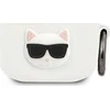 Apple AirPods 3 ausinių dėklas Karl Lagerfeld silikoninis Choupette (KLACA3SILCHWH) baltos spalvos
