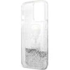 Karl Lagerfeld KLHCP13LKICGLS Apple iPhone 13 Pro / 13 6,1″ sidabrinis kietas dėklas Liquid Glitter Karl&Cho