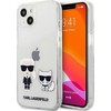 Skaidrus dėklas Karl Lagerfeld Karl &amp; Choupette iPhone 13 mini