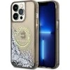 Apple iPhone 14 Pro Karl Lagerfeld dėklas Liquid Glitter RSG (KLHCP14LLCRSGRK) juodos spalvos