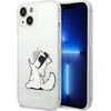 Karl Lagerfeld dėklas, skirtas iPhone 14 Plus 6,7 KLHCP14MCFNRC permatomas kietas dėklas Choupette Fun