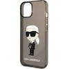 Dėklas Karl Lagerfeld KLHCP14MHNIKTCK IPHONE 14 PLUS / 15 PLUS 6.7 "Juodas / Juodas HARDCASE IKONIK Karl Lagerfeld