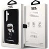 Karl Lagerfeld KLHCS24MSNIKBCK S24+ S926 kietas dėklas juodos spalvos Silicone Ikonik