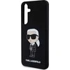 Karl Lagerfeld KLHCS24MSNIKBCK S24+ S926 kietas dėklas juodos spalvos Silicone Ikonik