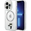 Karl Lagerfeld KLHMP13LHNKCIT Apple iPhone 13 Pro 6,1″ kietas dėklas skaidrus Iconic Karl&Choupette Magsafe