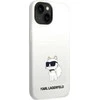 Karl Lagerfeld KLHMP14MSNCHBCH iPhone 14 Plus /15 Plus 6,7″ kietas dėklas baltos spalvos Silikono Choupette MagSafe