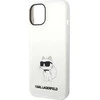 Karl Lagerfeld KLHMP14MSNCHBCH iPhone 14 Plus /15 Plus 6,7″ kietas dėklas baltos spalvos Silikono Choupette MagSafe