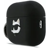 Karl Lagerfeld 3D Logo NFT Choupette Head Silicone dėklas skirtas AirPods Pro 3 juodos spalvos