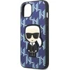 Apple iPhone 13 Karl Lagerfeld dėklas Monogram Ikonik Patch mėlynos spalvos