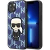 Apple iPhone 13 Karl Lagerfeld dėklas Monogram Ikonik Patch mėlynos spalvos