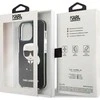 Apple iPhone 13 Pro Karl Lagerfeld dėklas Iconik Karl (KLHCP13LTPEIKK) juodos spalvos
